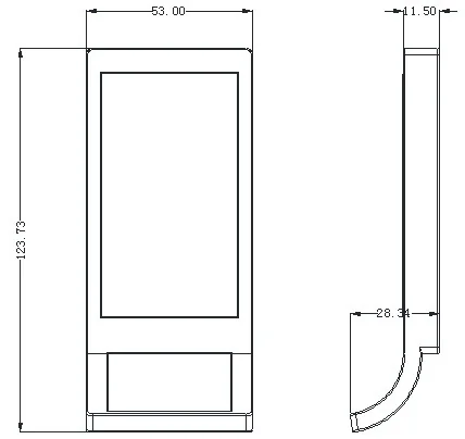 Em139 Password Locker Keypad Lock Dimensions