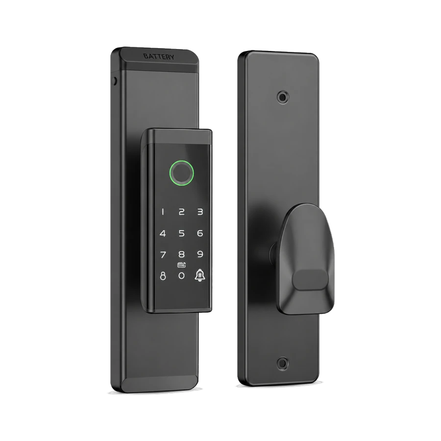 Interior door smart locks