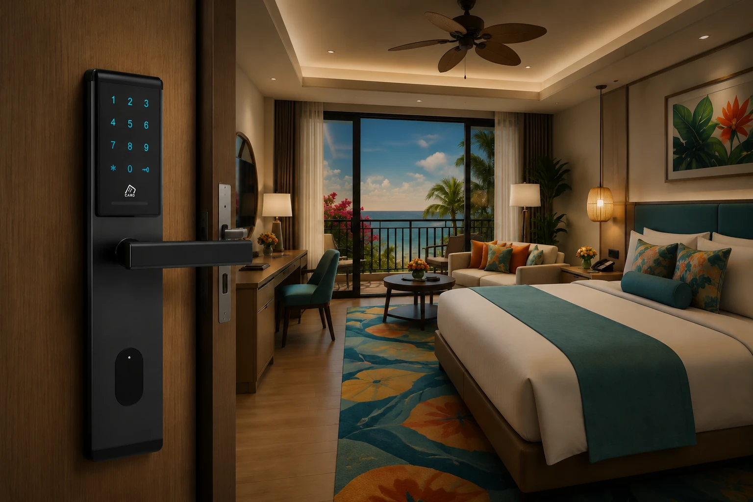 Hotel keypad locks