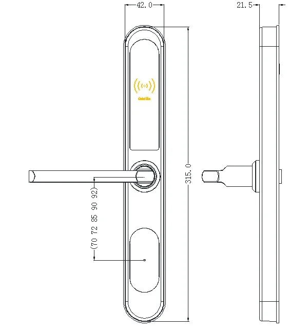 Odsr Fid Aluminum Lock Dimensions