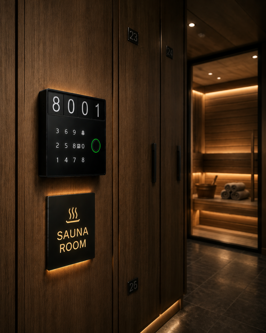 Sauna Fingerprint Locks