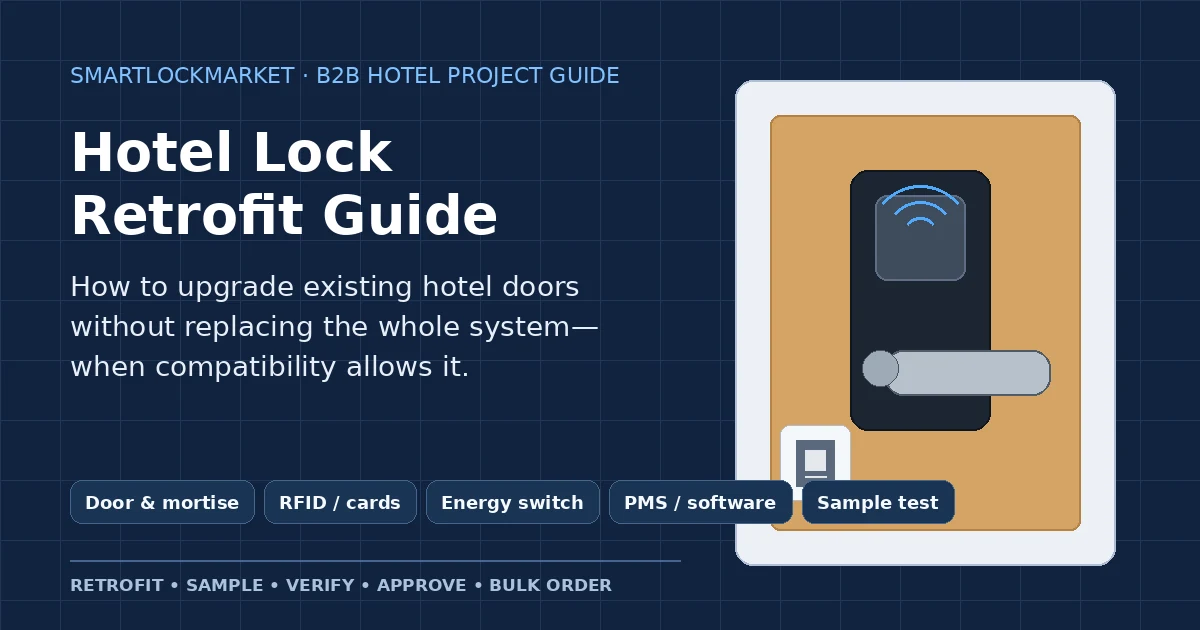 Hotel Lock Retrofit: How to Replace Existing Hotel Locks Without Replacing the Whole System