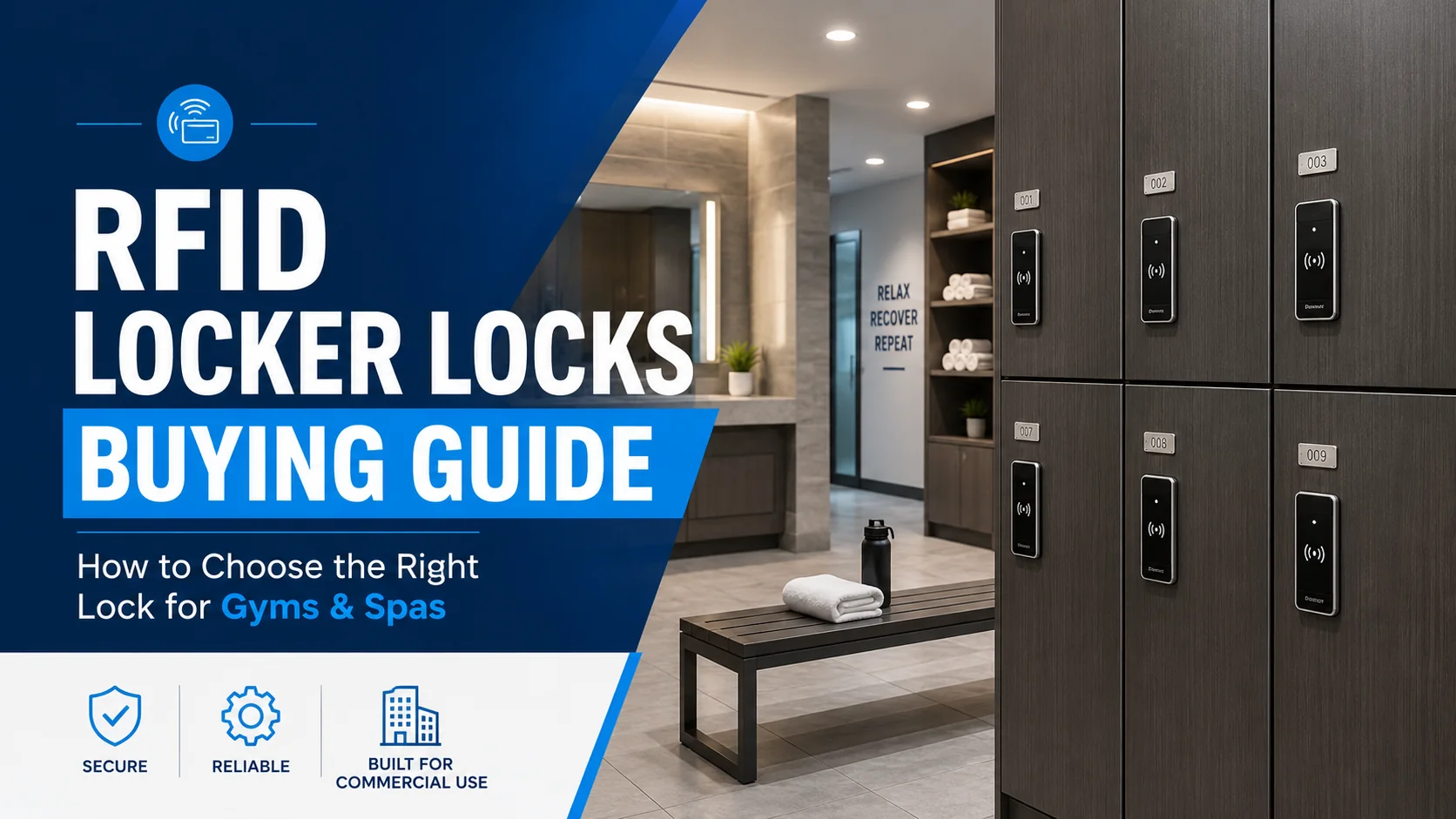 RFID locker locks buying guide for gyms and spas