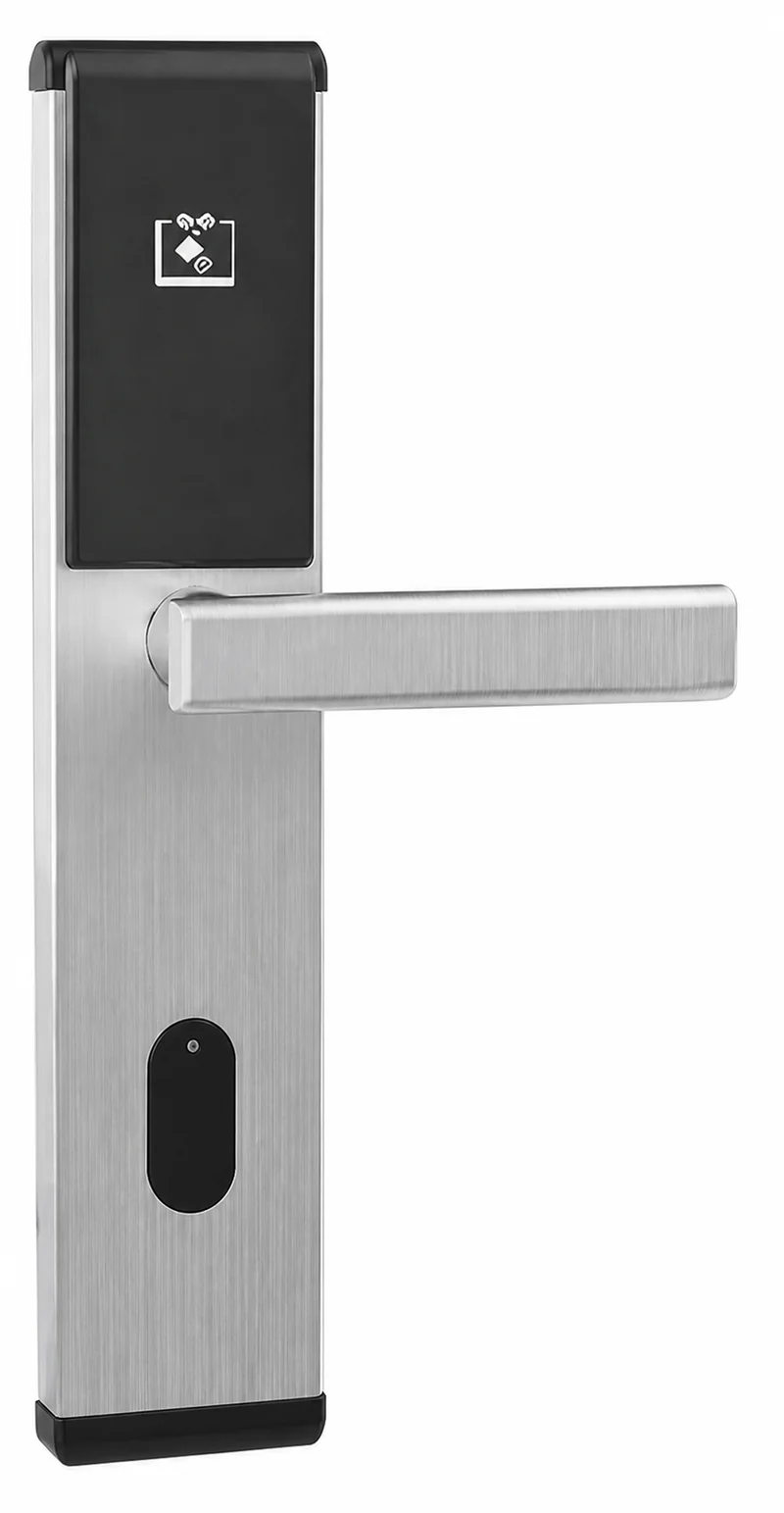 2023E-Gunmetal Stainless Steel RFID Hotel Lock - silver version